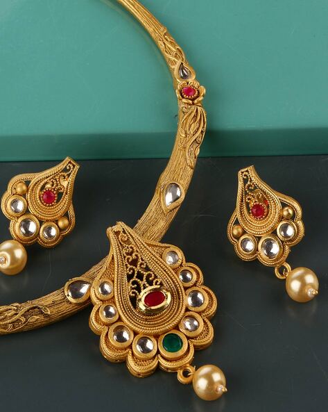 Rajwadi necklace sale set online