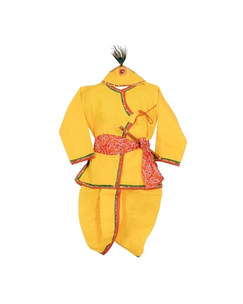 krishna dress for kids with accessories full set – fancydresswale.com