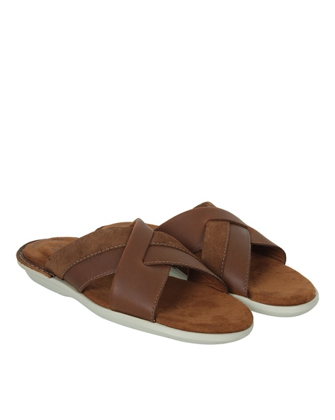 Buy TAN LEATHER Sandals for Men by CLARKS Online Ajio