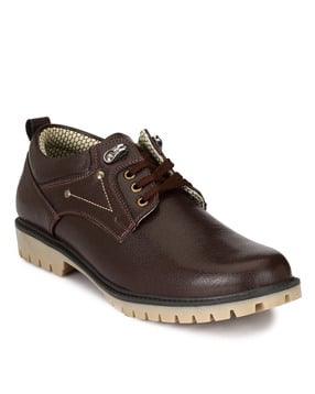 sir corbett Men Textured Lace-Up Sneakers-picture-48