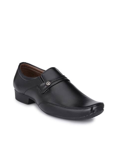 RL ROCKLIN MEN Slip-On Shoes with Metal Accent