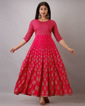 Simple hot sale anarkali kurta