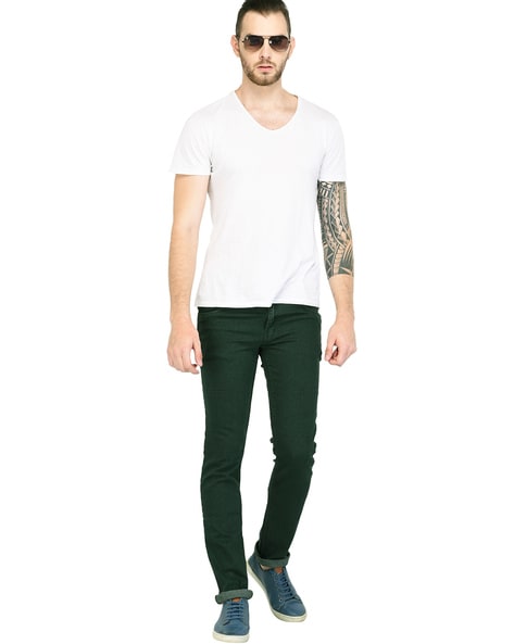 Buy Green Jeans for Men by STUDIO NEXX Online