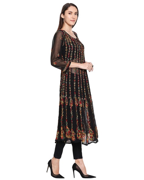 Chikankari anarkali deals kurta online