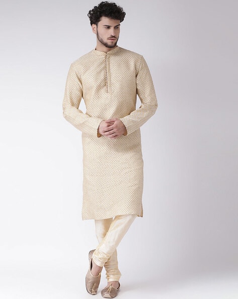 Buy White 2 Piece Ethnic Suit for Men by T Tabard Online Ajio