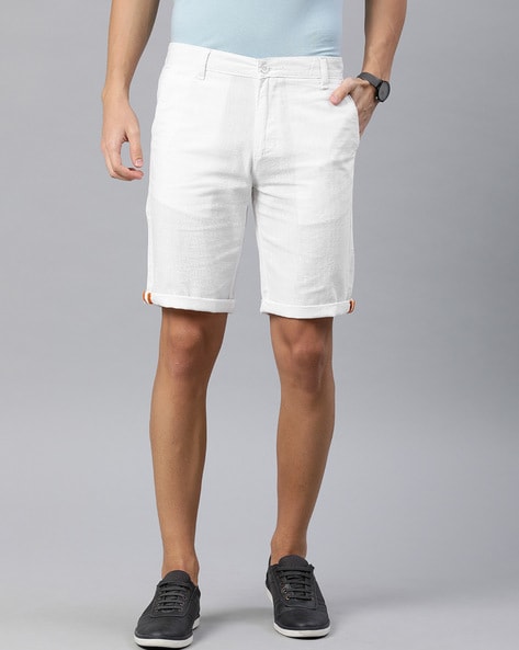 Buy Anta White Regular Fit Shorts for Women Online @ Tata CLiQ