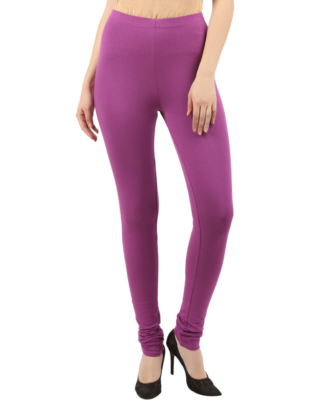 Buy Dollar Women's Missy Pack of 1 M Purple Color Slim fit Comfortable  Ankle Length Leggings Online at Best Prices in India - JioMart.