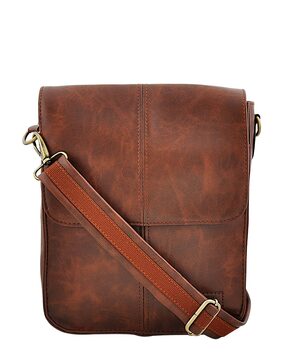 Buy BAIGIO Genuine Leather Messenger Bag for Men Vintage Shoulder Crossbody  Bags Handbag Bag Man Purse Sling Casual Day Pack Dark Brown Large at  Amazonin