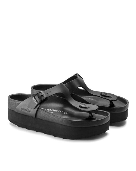 Buy Birkenstock Gizeh Platform Slip On Regular Fit Flat Sandals