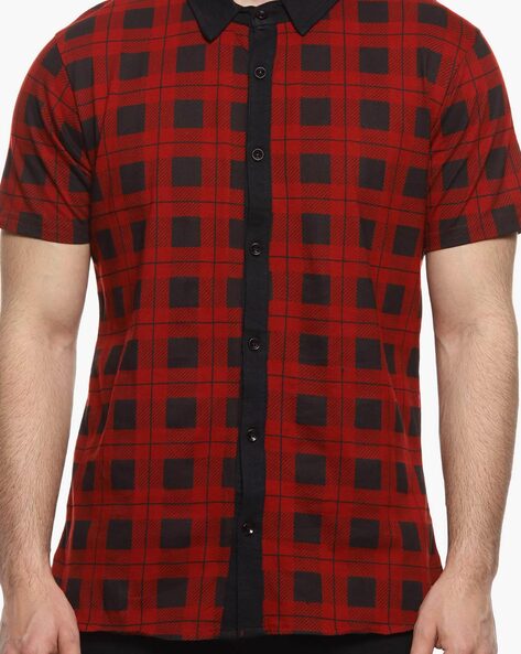 Buy Red Shirts for Men by Campus Sutra Online