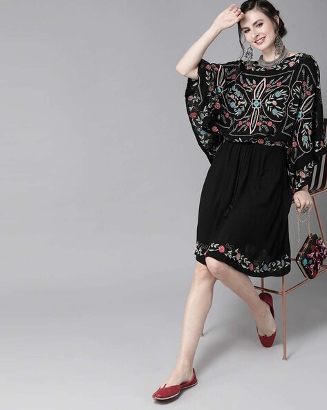 Buy Blue Dresses for Women by DELIS Online | Ajio.com