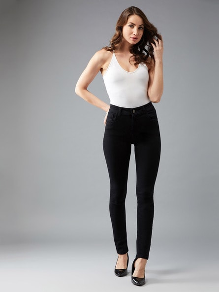Buy Black Jeans & Jeggings for Women by Dolce Crudo Online | Ajio.com-saigonsouth.com.vn