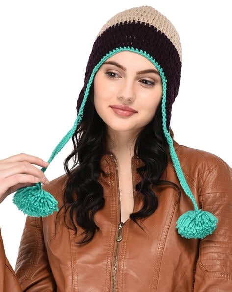 Bharatasya Unisex Grey Beanie Cap, Cable Knitted in Soft Acrylic Wool. (Grey) At Nykaa, Best Beauty Products Online