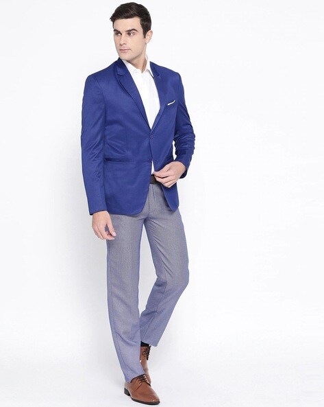 Buy Dark Blue Blazers & Waistcoats for Men by Luxrio Online