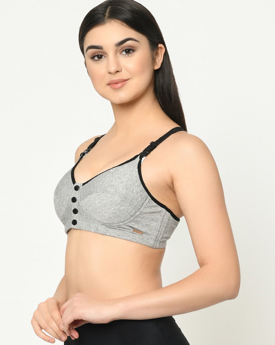 Buy Grey Bras for Women by Mamma Presto Online