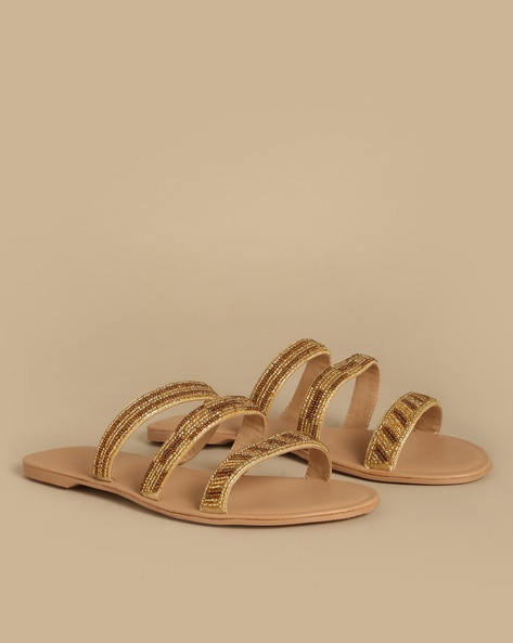 Buy CARIATIS Gold Sandals, Leather Sandals Women, Handmade Greek Sandals, Strappy  Sandals, Flat Sandals, Gift for Her Online in India - Etsy