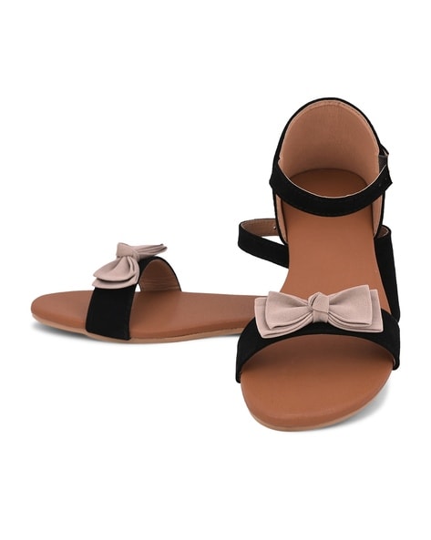 Buy Black Flat Sandals for Women by GIBELLE Online  Ajiocom