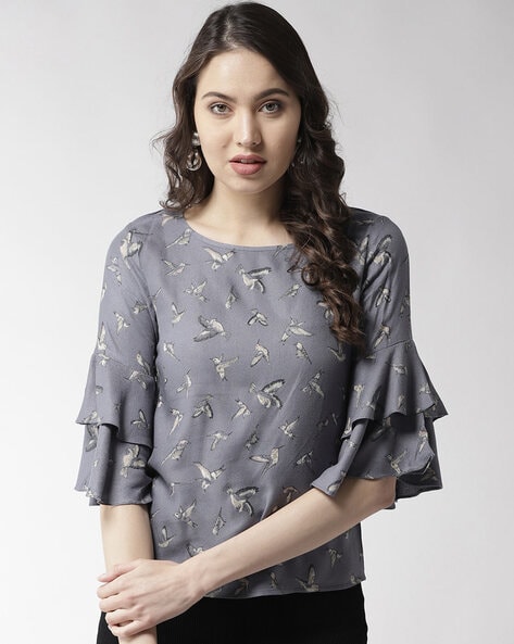 Buy Grey Tops for Women by Mish Online