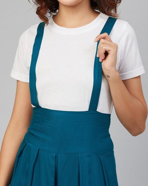 Fragarn Fashion Sleeveless Suspenders With Open Back Straight Trousers  womens dress pants  Walmartcom