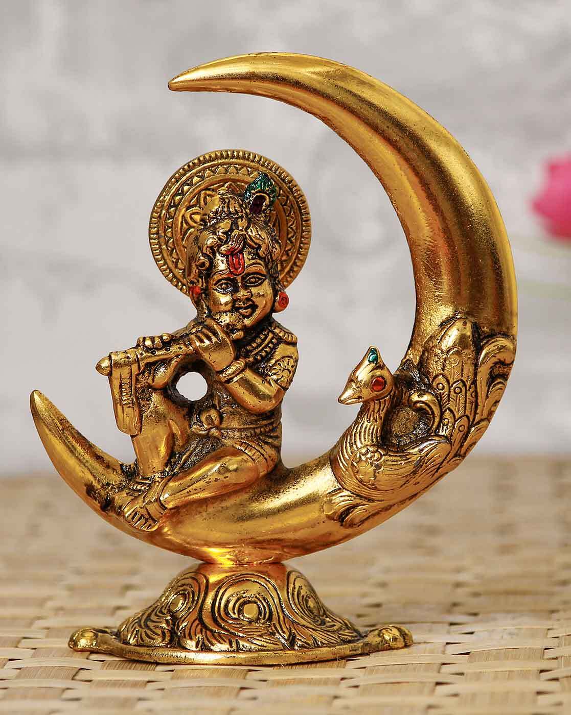 Buy Golden Showpieces & Figurines for Home & Kitchen by ...
