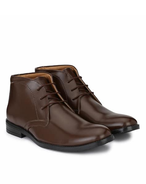 Hirel's Ankle-Length Lace-Up Formal Shoes