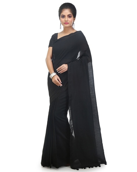 Applique Work Pure Cotton Handloom Sarees (Add to Cart Get 15% Additio –  Dailybuyys