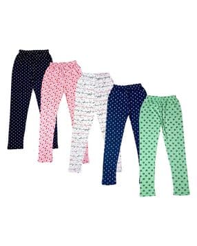 indiweaves Pack of 5 Printed Leggings-picture-36