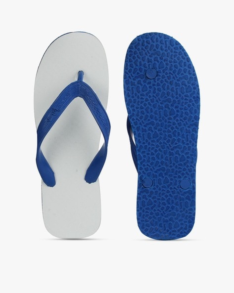 Buy Men White Graphic Print Flip Flops Online - 731801