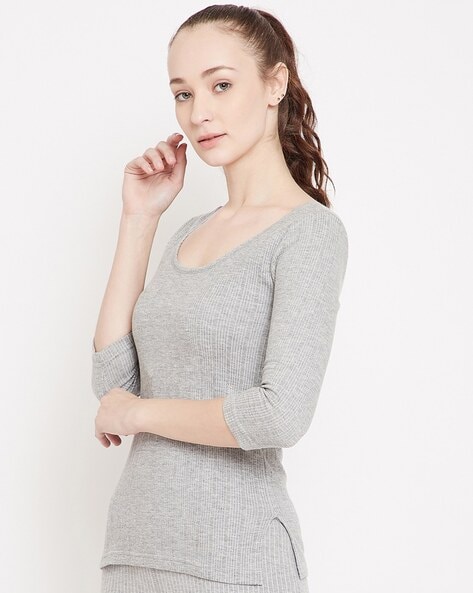 Buy Milange Grey Thermal Wear for Women by NEVA Online