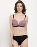 Bra & Panty Set with Colourblock Detail