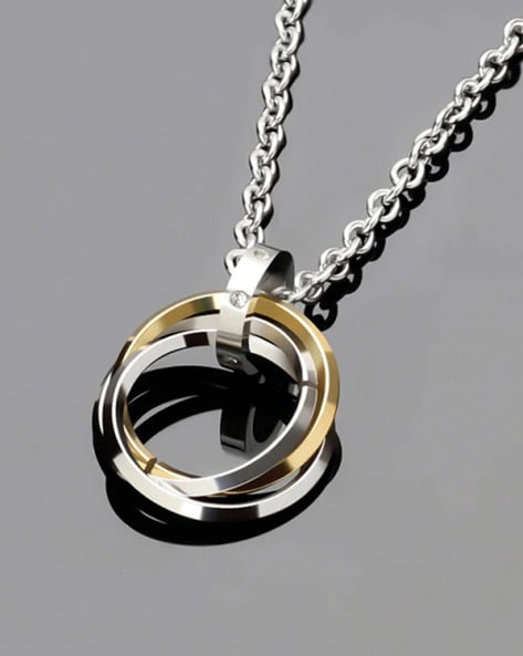 Adjustable Long Rope Chain with Circle Ring Pendant Necklace Men Vintage  Jewelry on the Neck Accessories 2023 Fashion Male Gifts - AliExpress