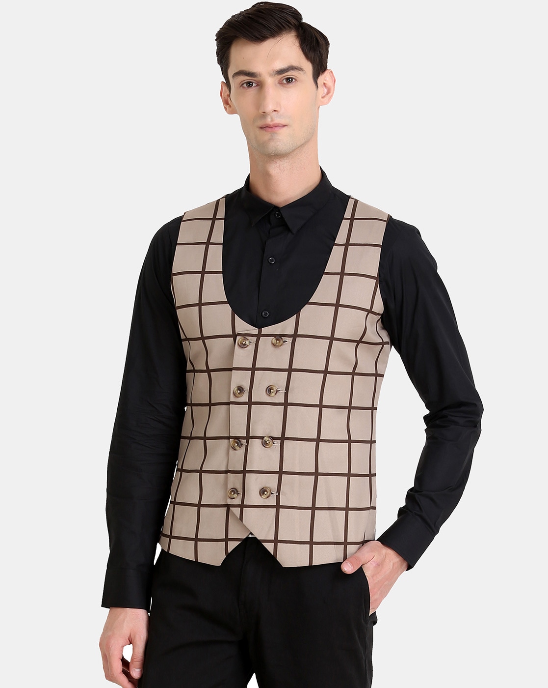 Buy Beige Blazers Waistcoats for Men by RAAS Online Ajio