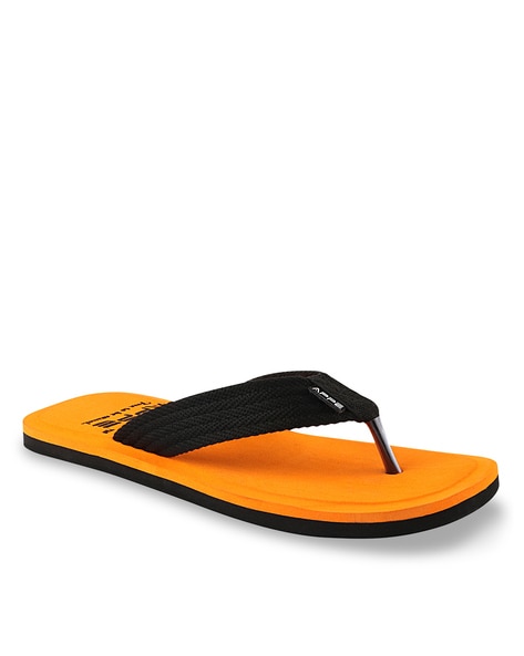 Men Thong Strap Flip Flops with Webbed Strap