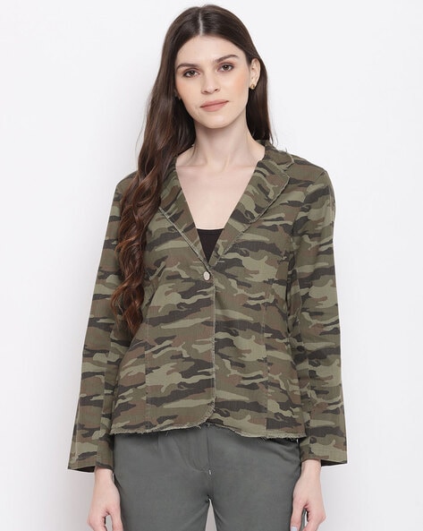 Buy Khaki Jackets Coats for Women by Mayra Online Ajio