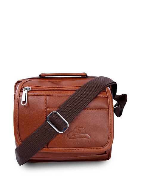 68019 Leather Side Bag – Sreeleathers Ltd