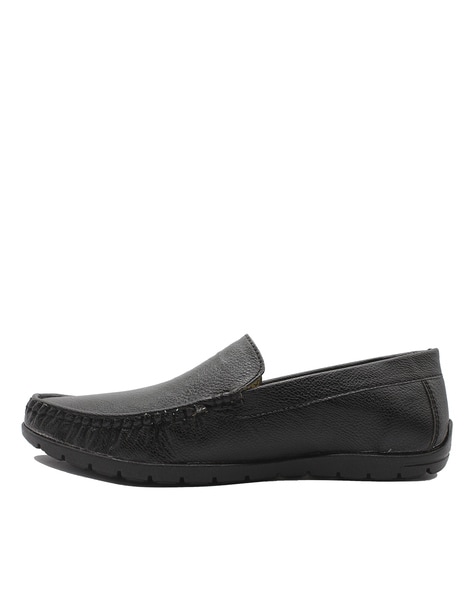 Buy online Black Leatherette Slip On Loafer from Casual Shoes for Men by  Leatherkraft for ₹999 at 0% off