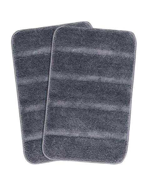 Saral Home Set of 2 Rectangular Anti-Skid Bath Mats 1.1' X 1.6'