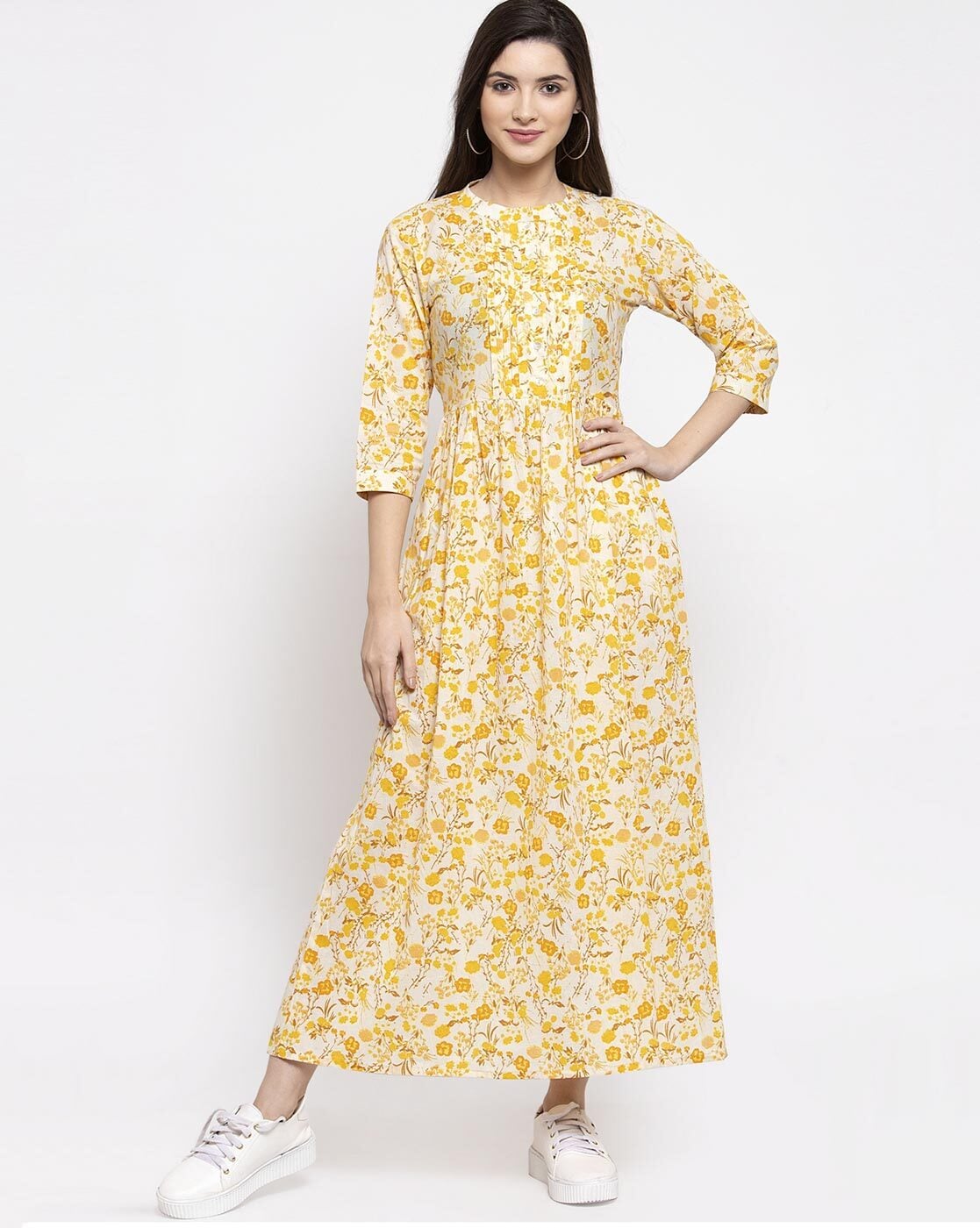 Buy Cream Dresses for Women by Tulsattva Online | Ajio.com