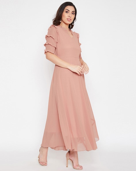 Women summer dress women's 2022 summer high collar loose ruffled dress |  Fruugo ZA