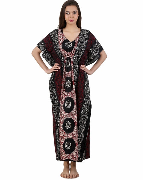 Masha Printed Night Gown