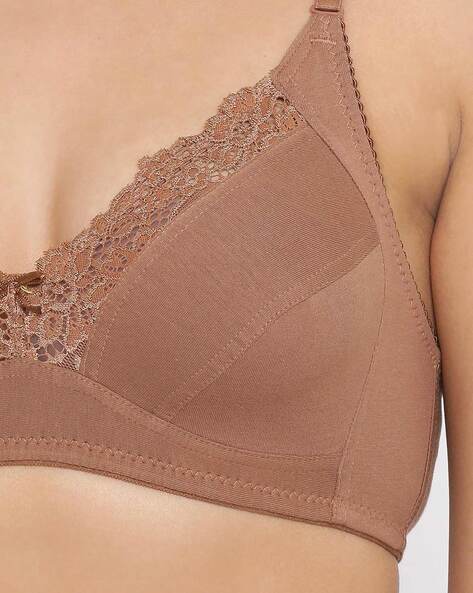 Wired Half-cup Bras with Removable Straps and Lace Accent (6-Pack