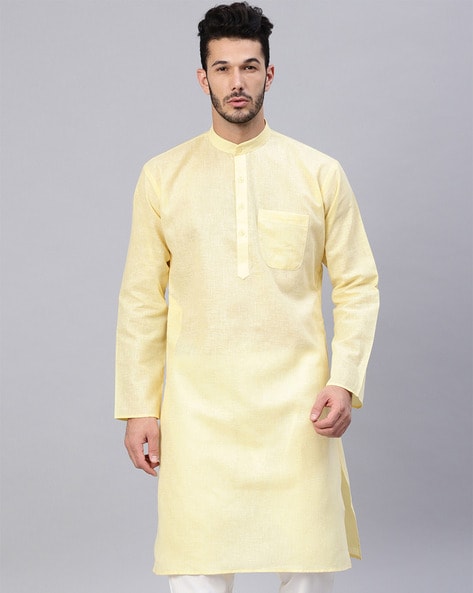 Sojanya Straight Kurta with Patch Pocket