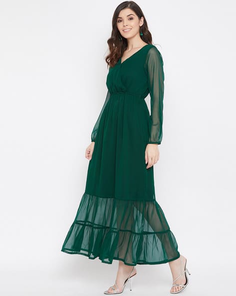 SR sier sheer sr GLASS DRESS グリーン ドレス 緑 SR sier sheer sr GLASS DRESS グリーン ドレス 緑