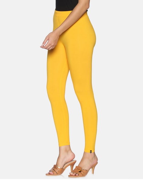 Buy Yellow Leggings for Women by Twin Birds Online