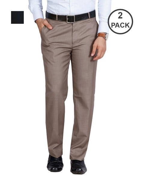 Buy Van Heusen Mens Relaxed Fit Formal Trousers VHTF1M87368Blue30 at  Amazonin