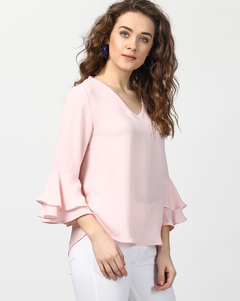 Buy Pink Tops for Women by HARPA Online