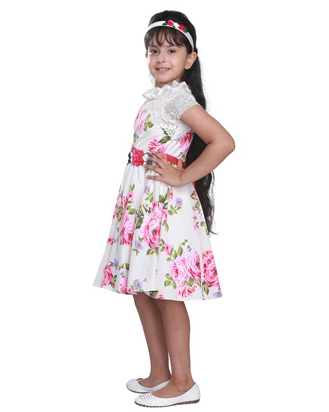 Buy online Girls Round Neck Bell Sleeve Frock from girls for Women by  Aurelia for ₹800 at 50% off | 2024 Limeroad.com