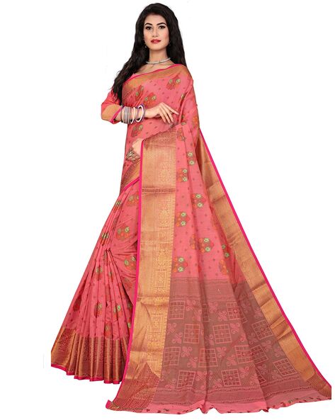 Cotton silk ki on sale saree