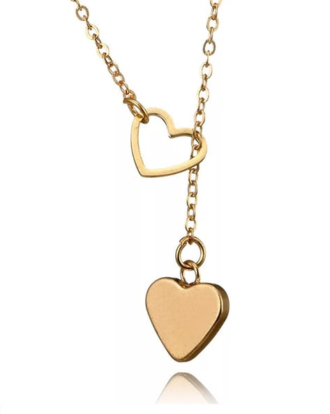 Gold-Plated Mini Heart Necklace