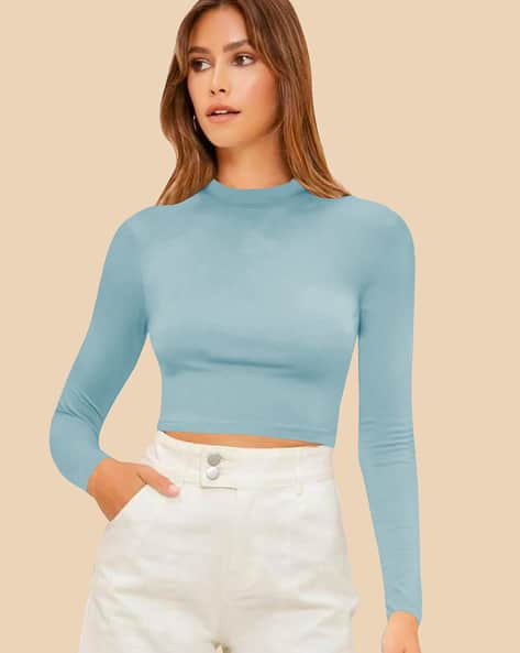 DREAM BEAUTY FASHION Round-Neck Full-Sleeve Top